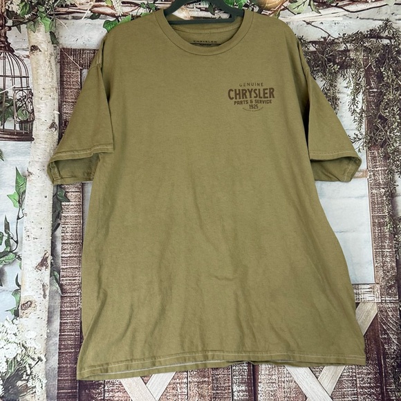 Chrysler Genuine Parts & Service graphic timeless fashion car lover tshirt Large - Picture 1 of 14